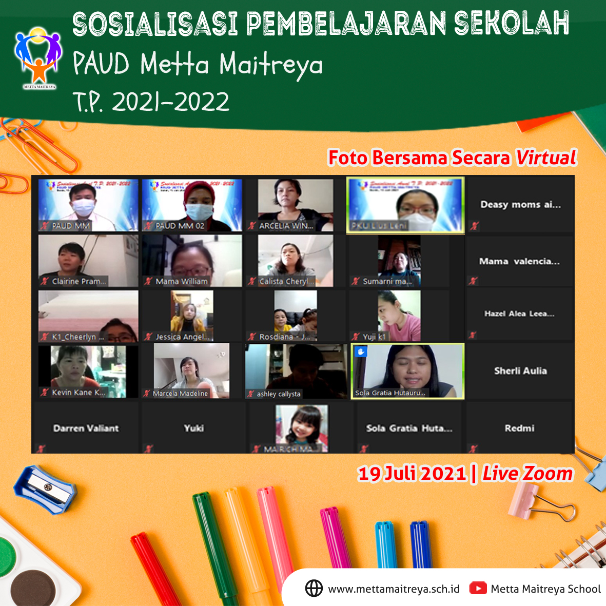 Sosialisasi Pembelajaran PAUD Metta Maitreya