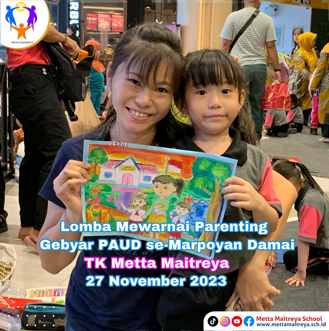 Lomba Mewarnai Parenting Gebyar PAUD se-Marpoyan Damai | TK METTA MAITREYA