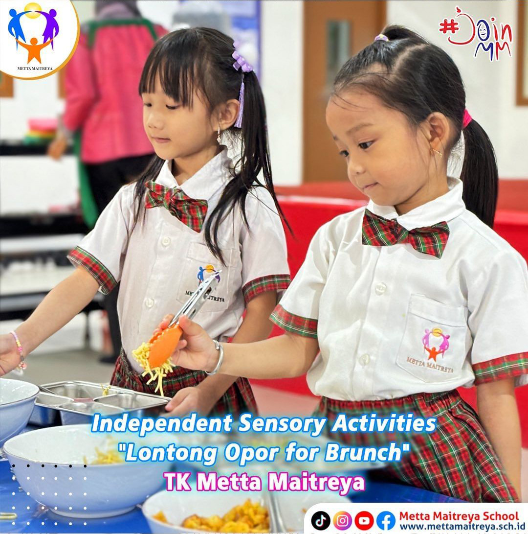 Independent Sensory Activities "Lontong Opor for Brunch" | TK METTA MAITREYA
